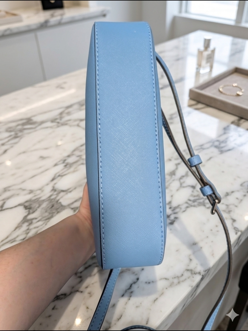 Michael Kors Jet Set Medium Saffiano Leather Crossbody - South Pacific (NWOT) - Picture 5 of 6